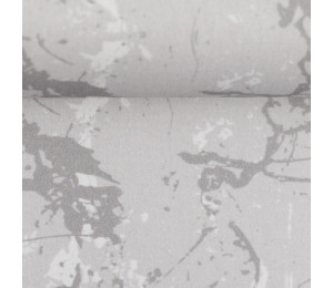 Baumwolle - Marmor grau weiß